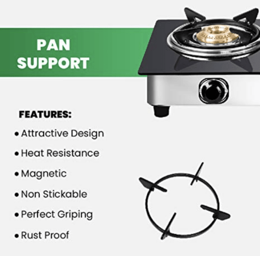 Greenchef Crystal Glass Top Gas Stove, Black (2 Burner) (2 Burner), Manual - Image 4